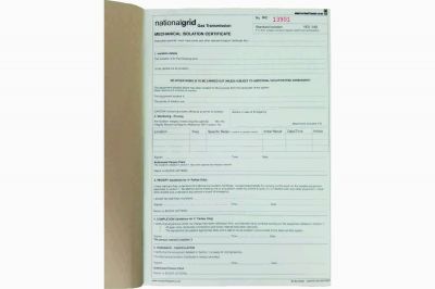 Custom NG ISOCERT A4 Isolation Certificate Custom NG ISOCERT A4 Isolation Certificate